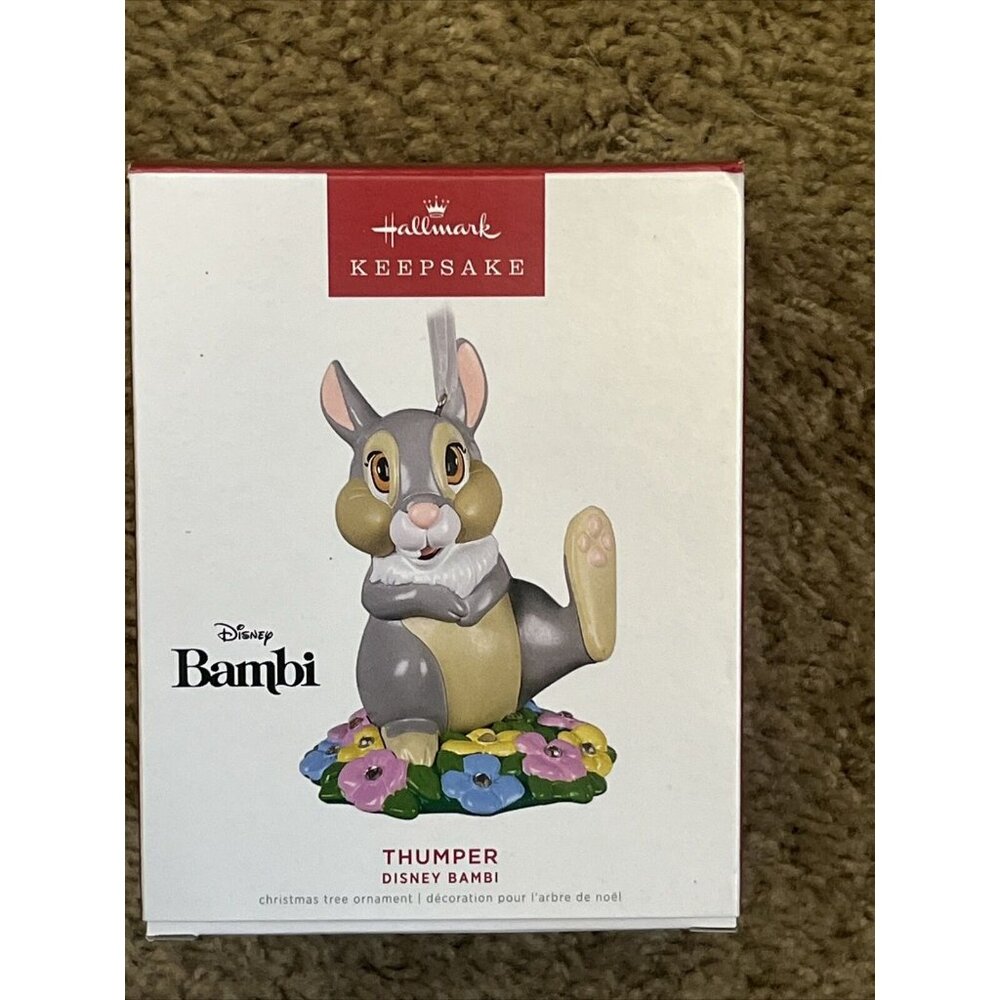 NEW Hallmark Disney Thumper Bambi Christmas Ornament 2022 Keepsake - Picture 7 of 7